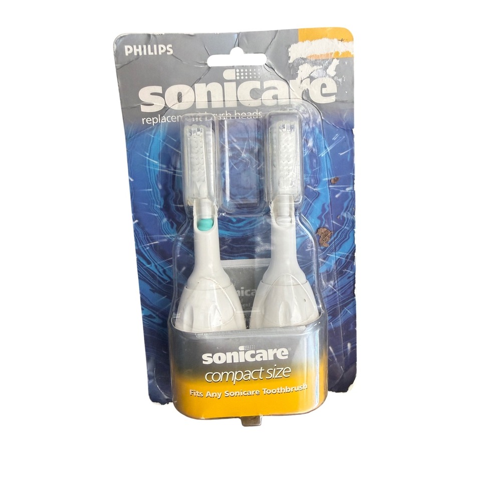 Philips Sonicare Compact Replacement Brush Heads 2 Pack New Sealed Fits Any